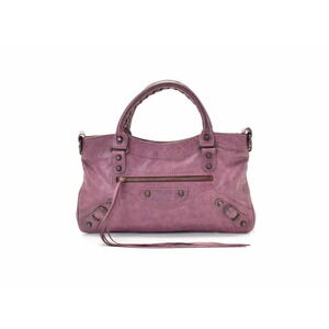 Balenciaga The First Lambskin Purple